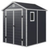 Charles Bentley Plastic Shed 6.3ft x 6.2ft