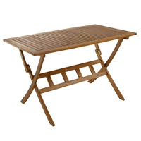 FSC® Certified Acacia Hardwood Rectangular Folding Table