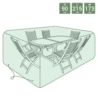 Large Tarpaulin Garden Furniture Set Cover – Green