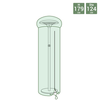 Patio Heater Waterproof Tarpaulin Cover - Green