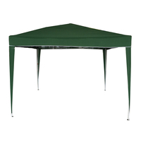 3m x 3m Pop Up Gazebo - Available In Beige, Blue, Green or Grey - Green