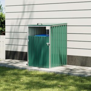 Metal Outdoor Bin Shed for 1/2/3/4 Trash Bins