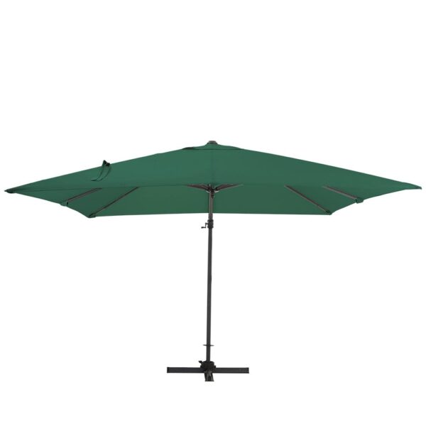 3 x 3M Wide Garden Parasol Outdoor Hanging UV Resistant and Waterproof Umbrella for Patio